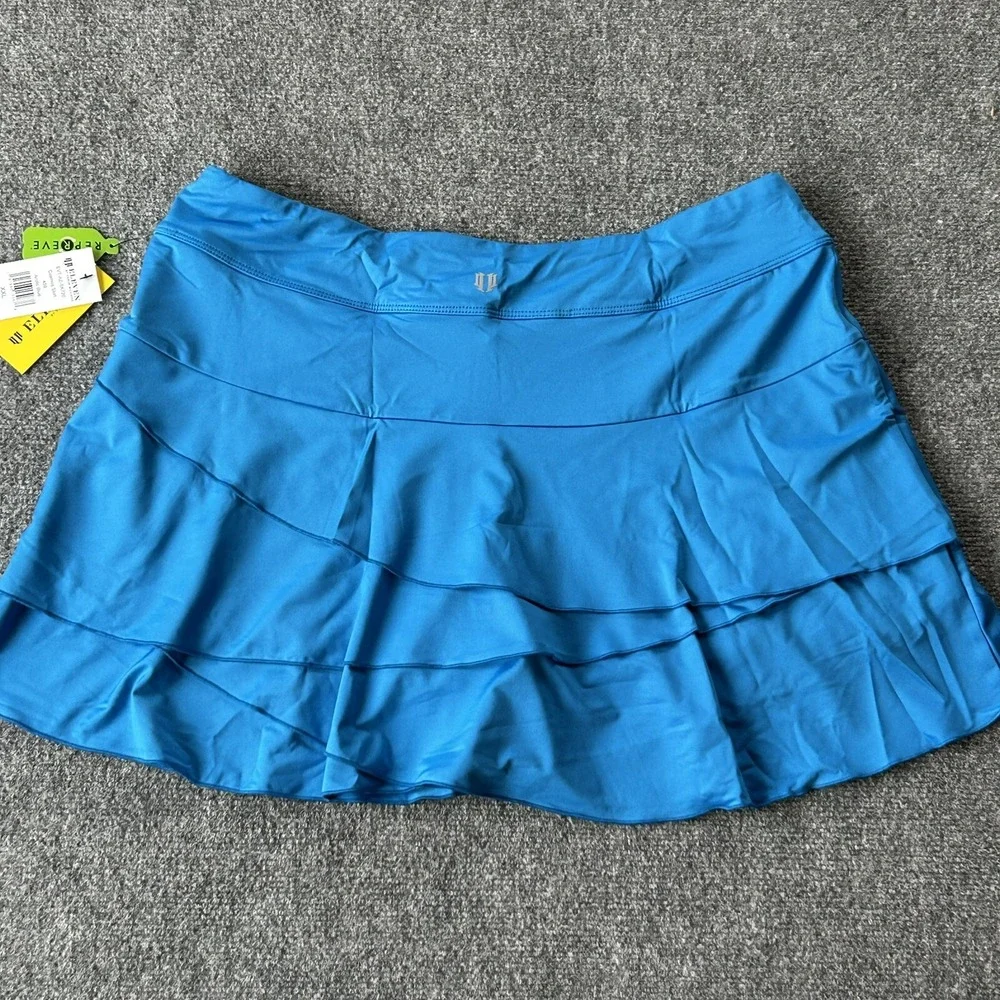 ELEVEN‎ by Venus Williams Skirt Women XXL Cosmos Blue Tennis Compression Skort